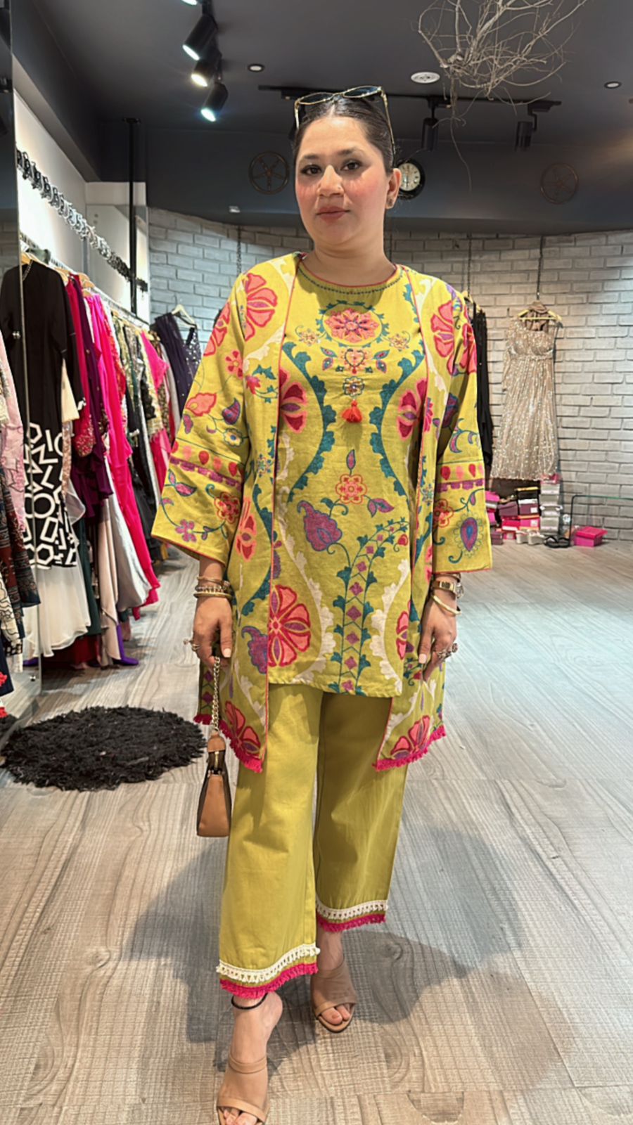 Azaa Lime jacket cordset