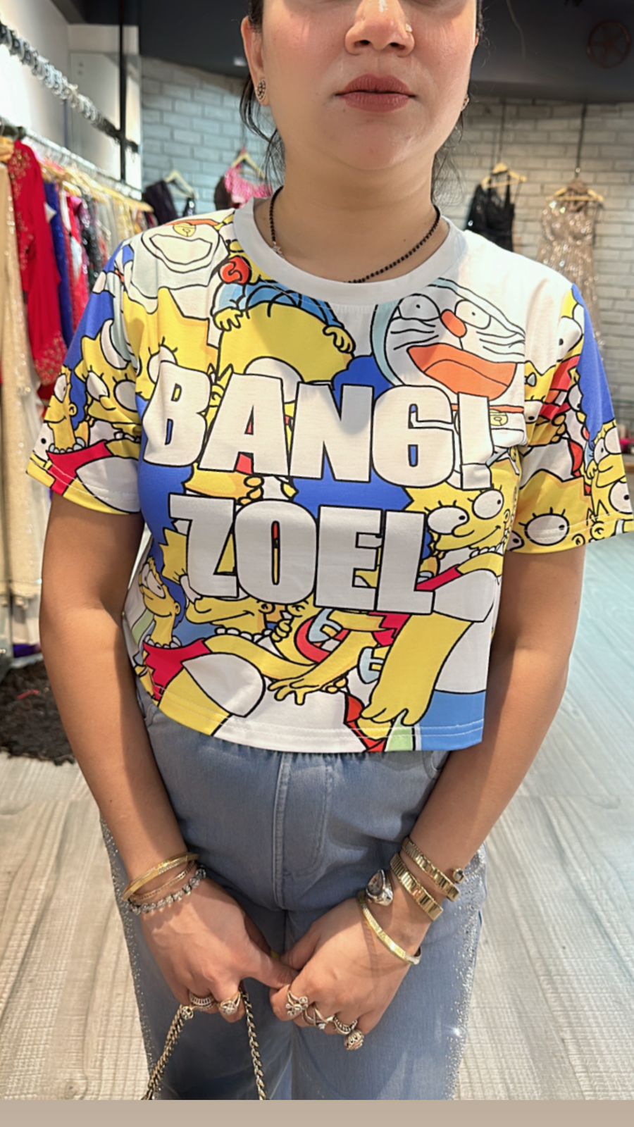 Cartoon Crop Top
