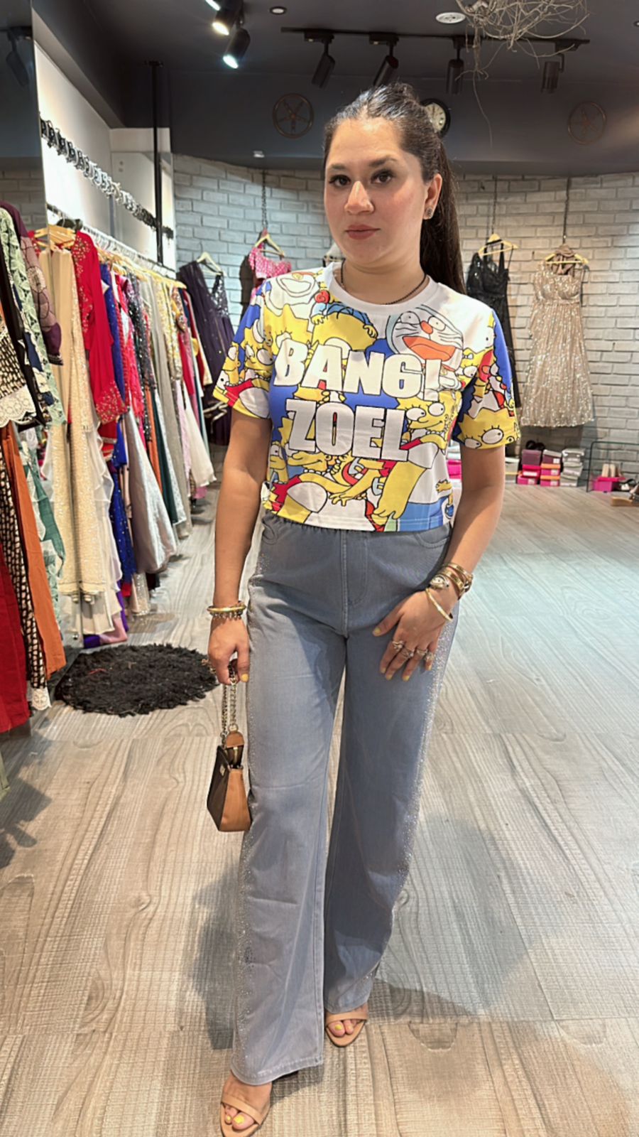 Cartoon Crop Top
