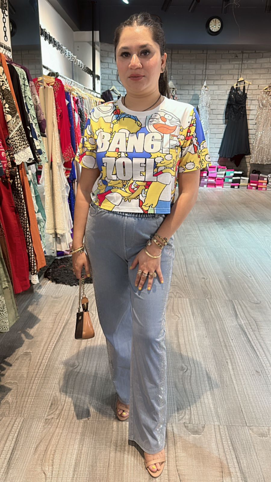 Cartoon Crop Top