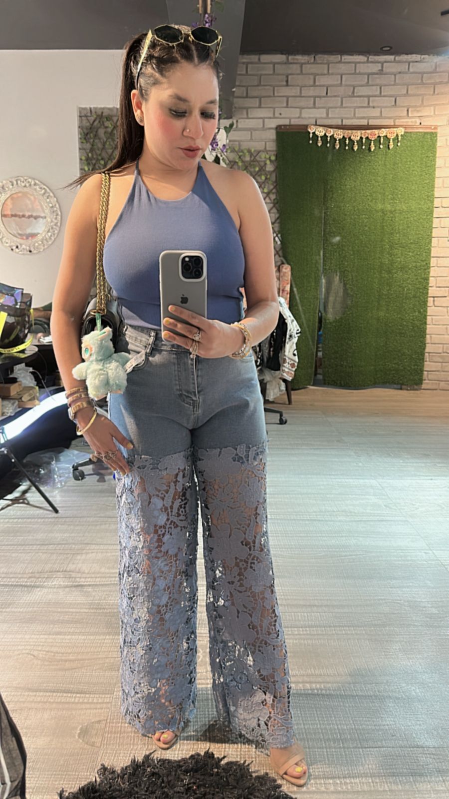 Lace wale Denim (Stretchable)