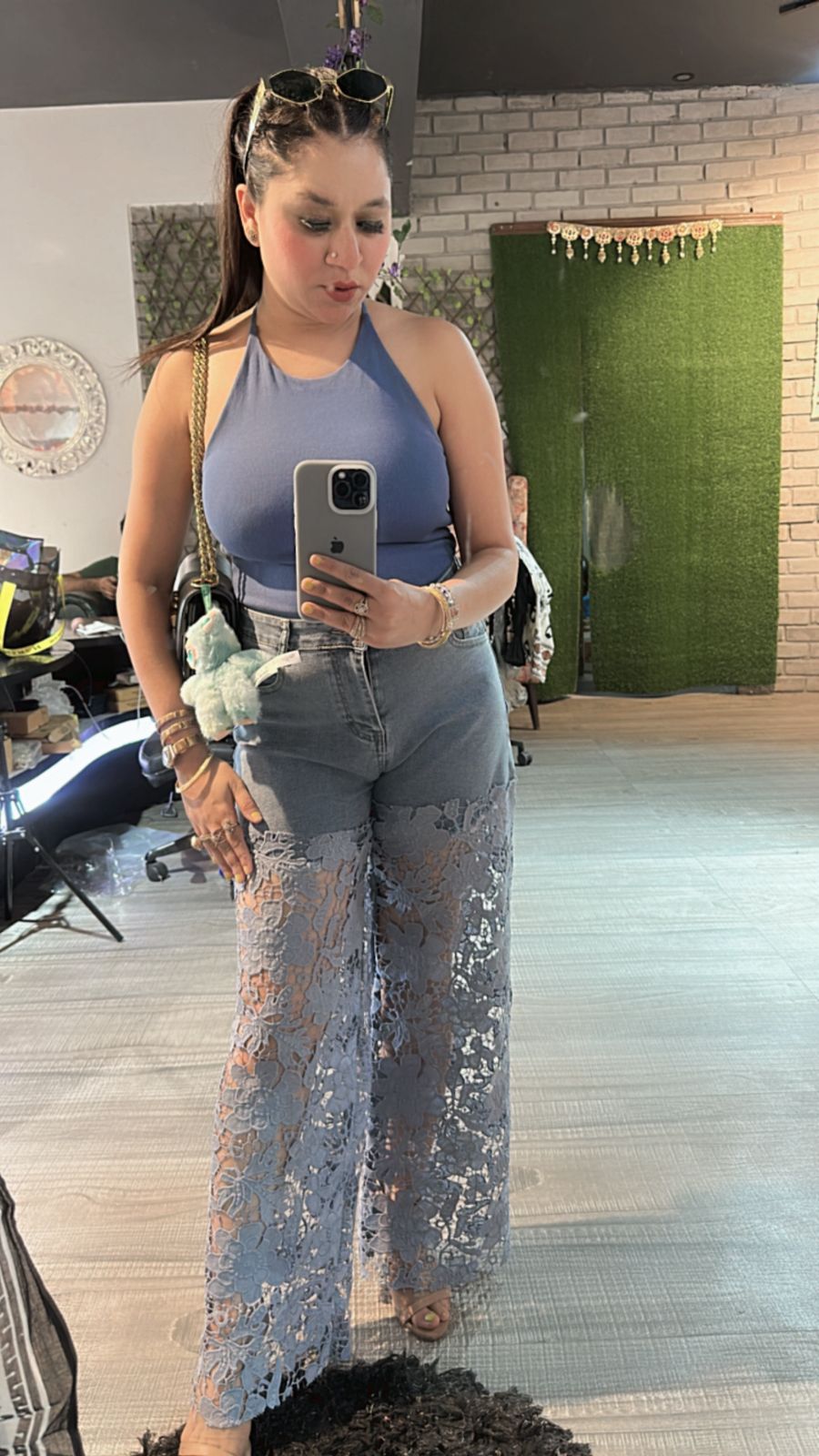 Lace wale Denim (Stretchable)