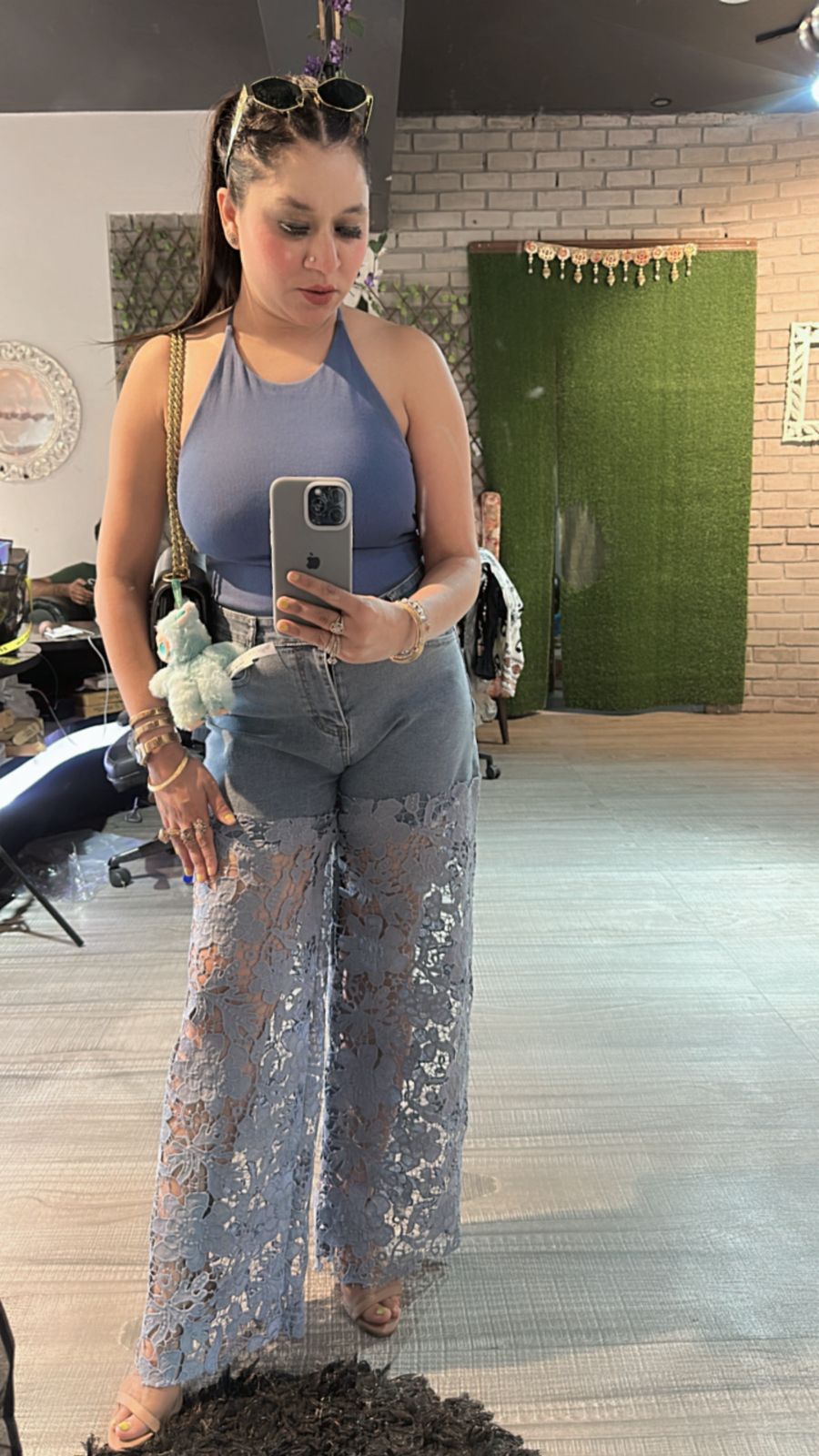 Lace wale Denim (Stretchable)