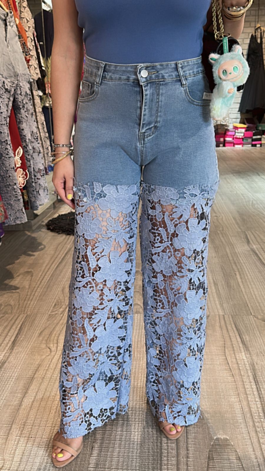 Lace wale Denim (Stretchable)