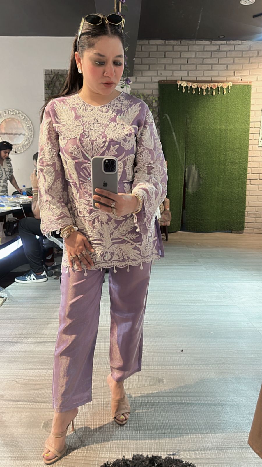 Lakmé Lavender Pearl cordset