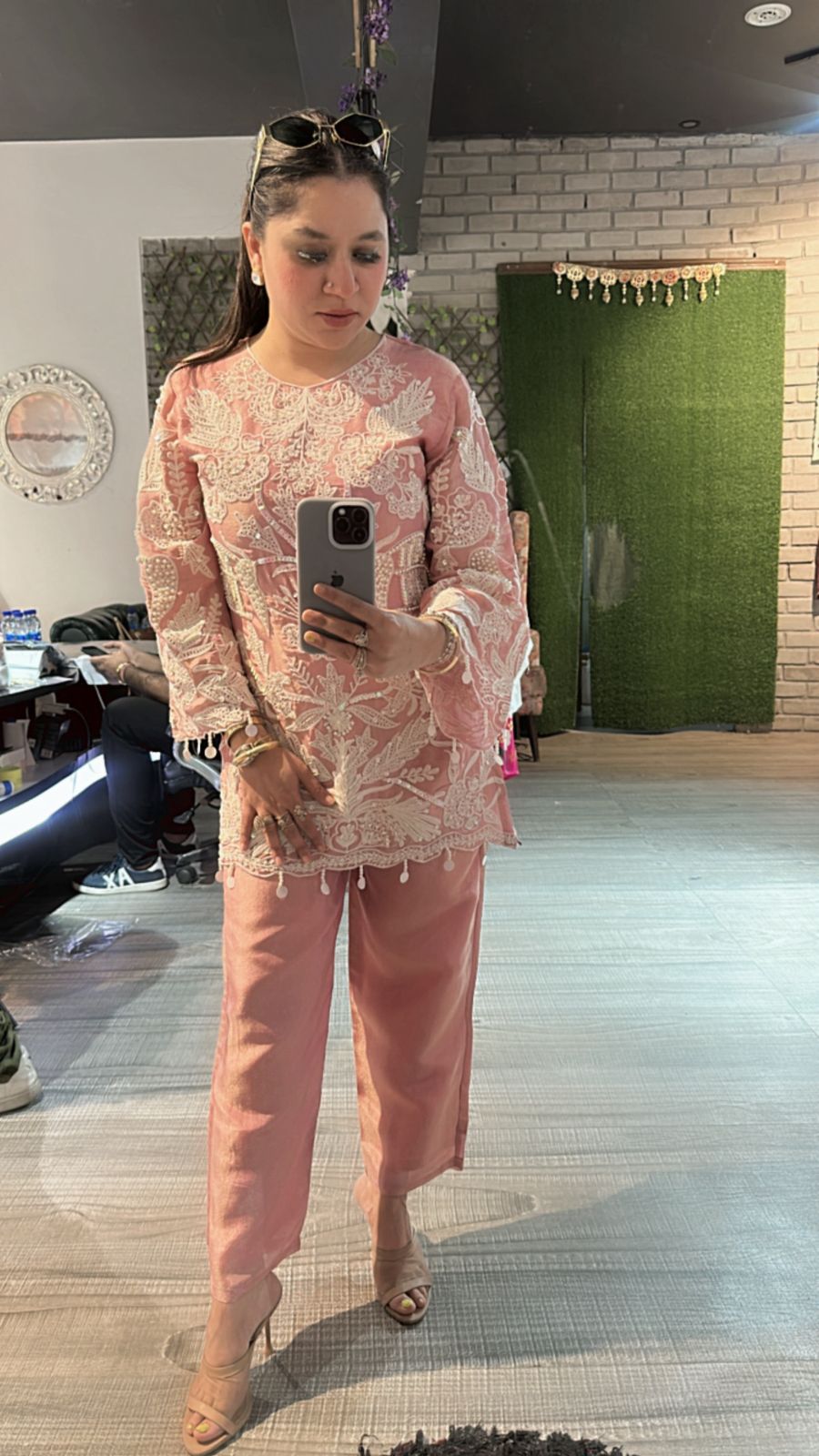 Lakmé pink Pearl cordset