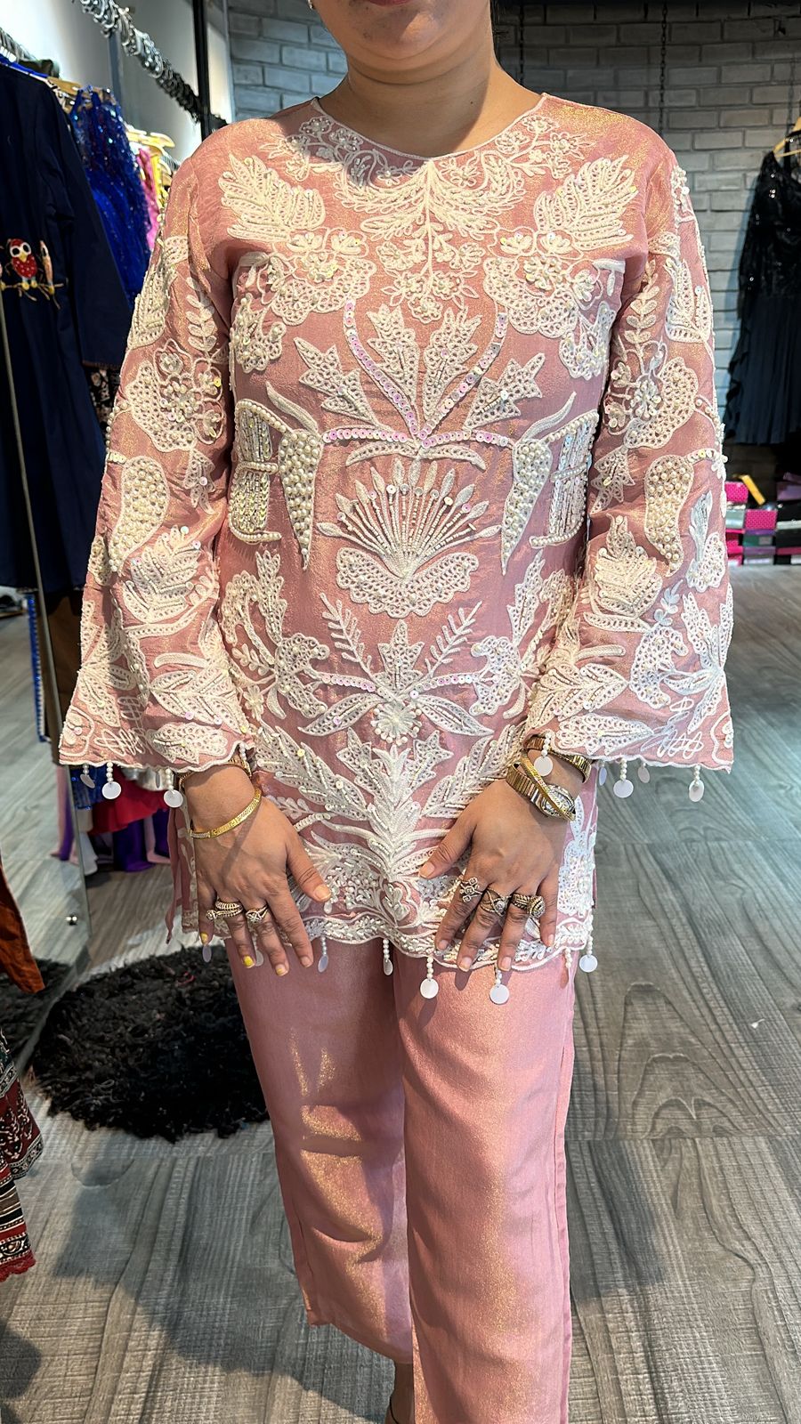 Lakmé pink Pearl cordset