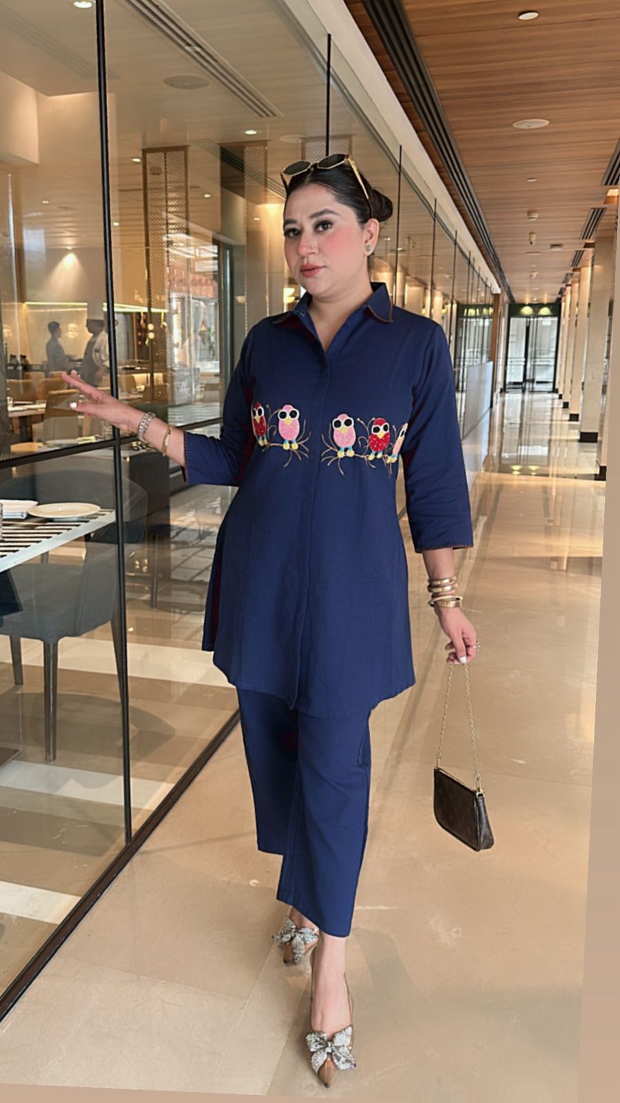 Owl Denim cordset