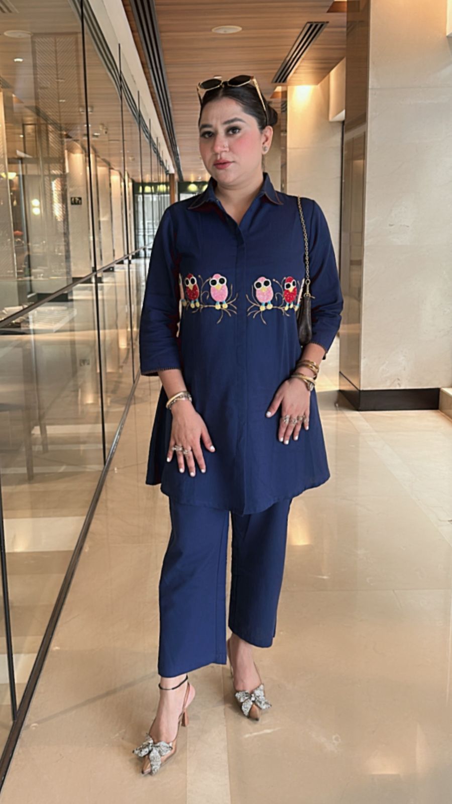 Owl Denim cordset