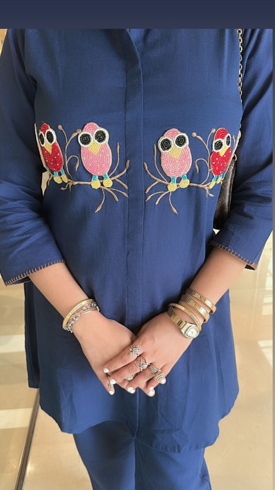Owl Denim cordset