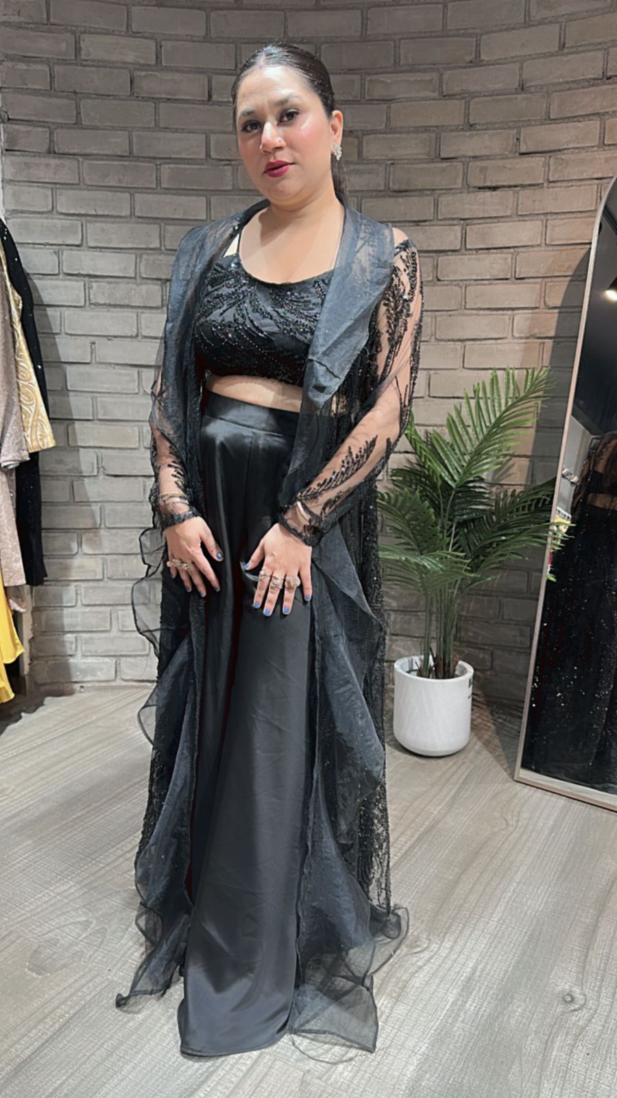 Nia Black katdana Jacket style