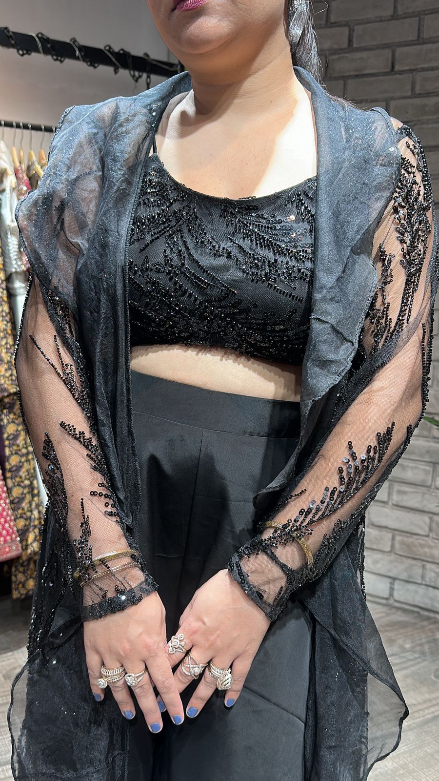 Nia Black katdana Jacket style