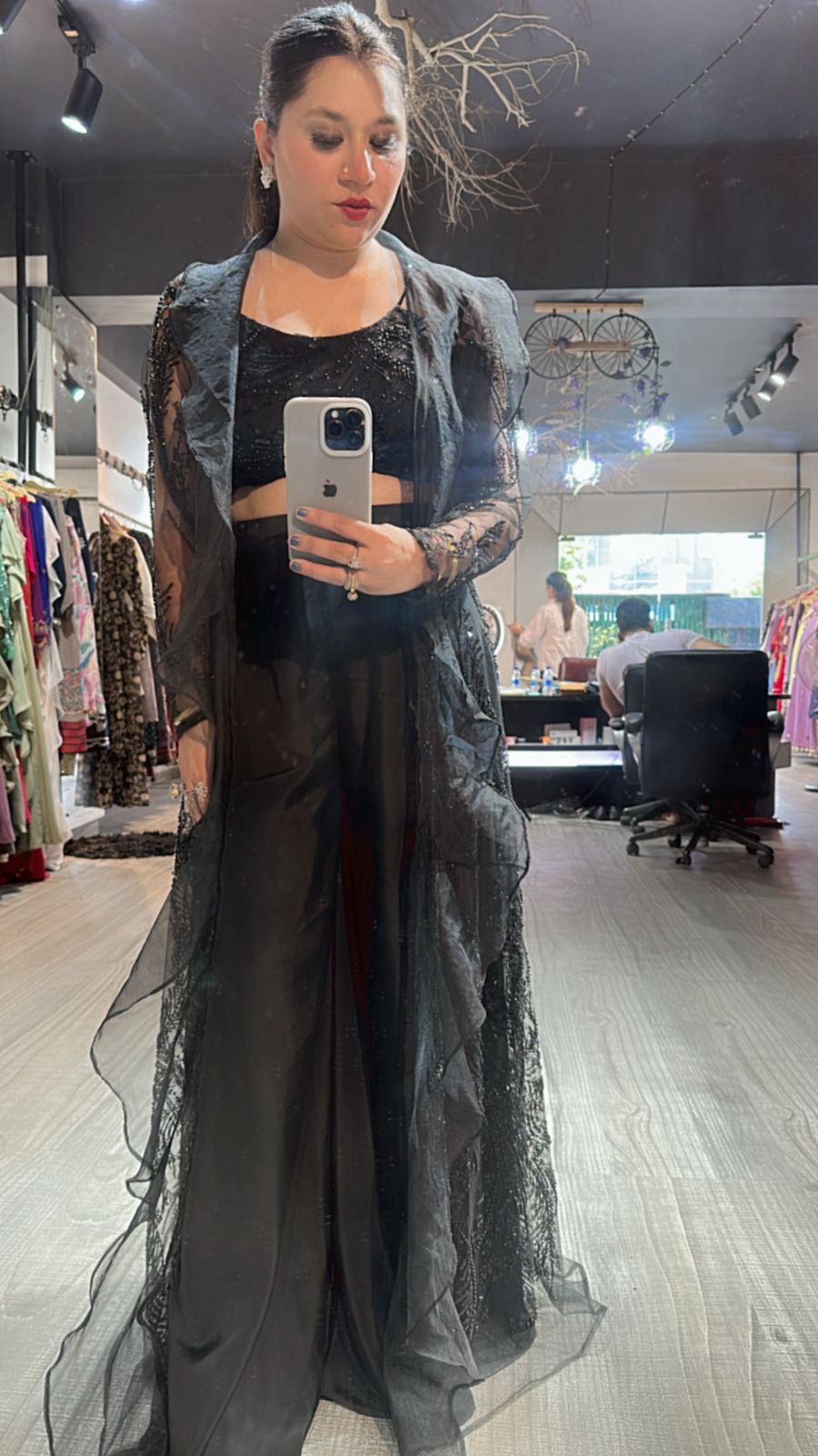 Nia Black katdana Jacket style