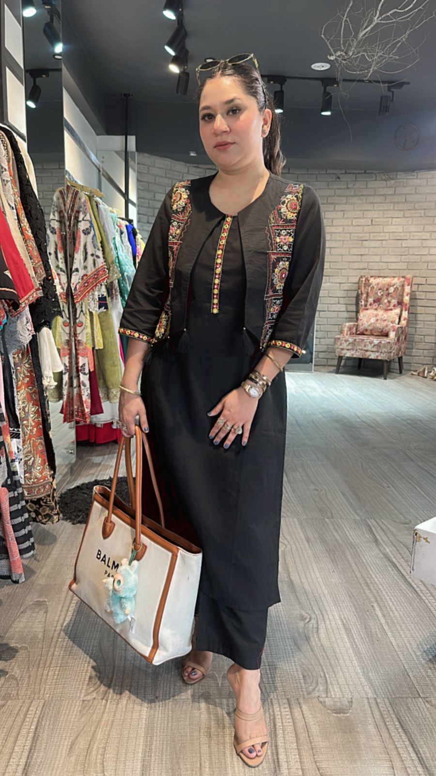 Jogan jacket kurta set