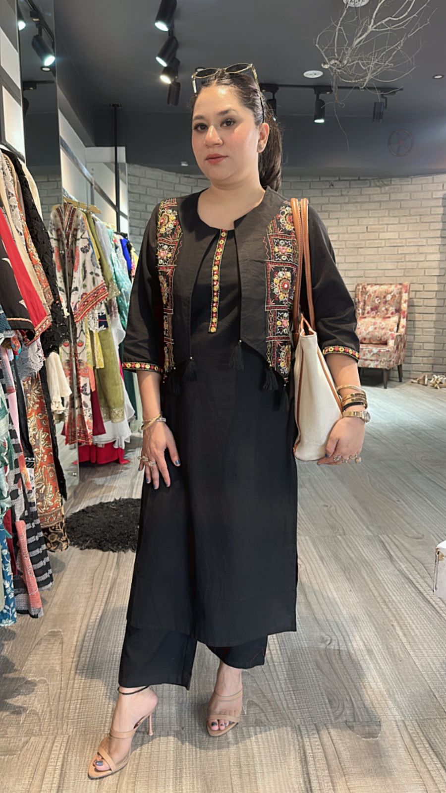 Jogan jacket kurta set