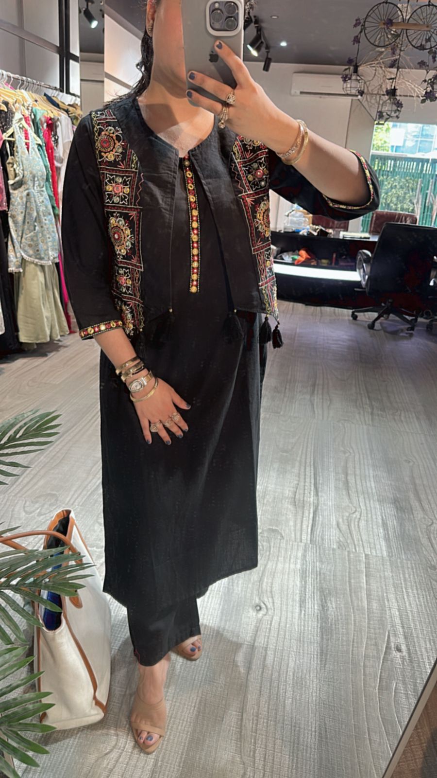 Jogan jacket kurta set
