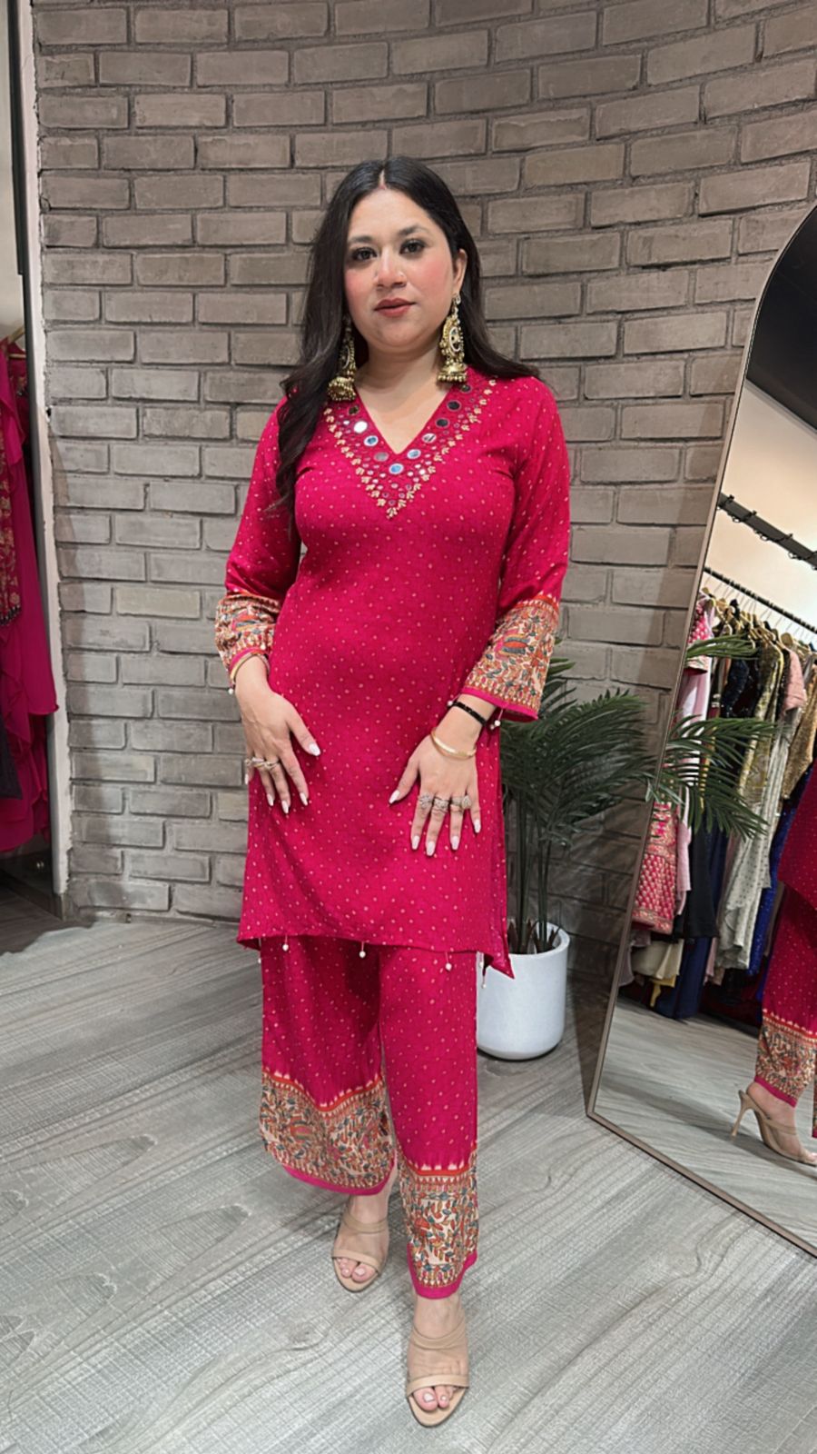 Bani Thani Magenta pink cordset