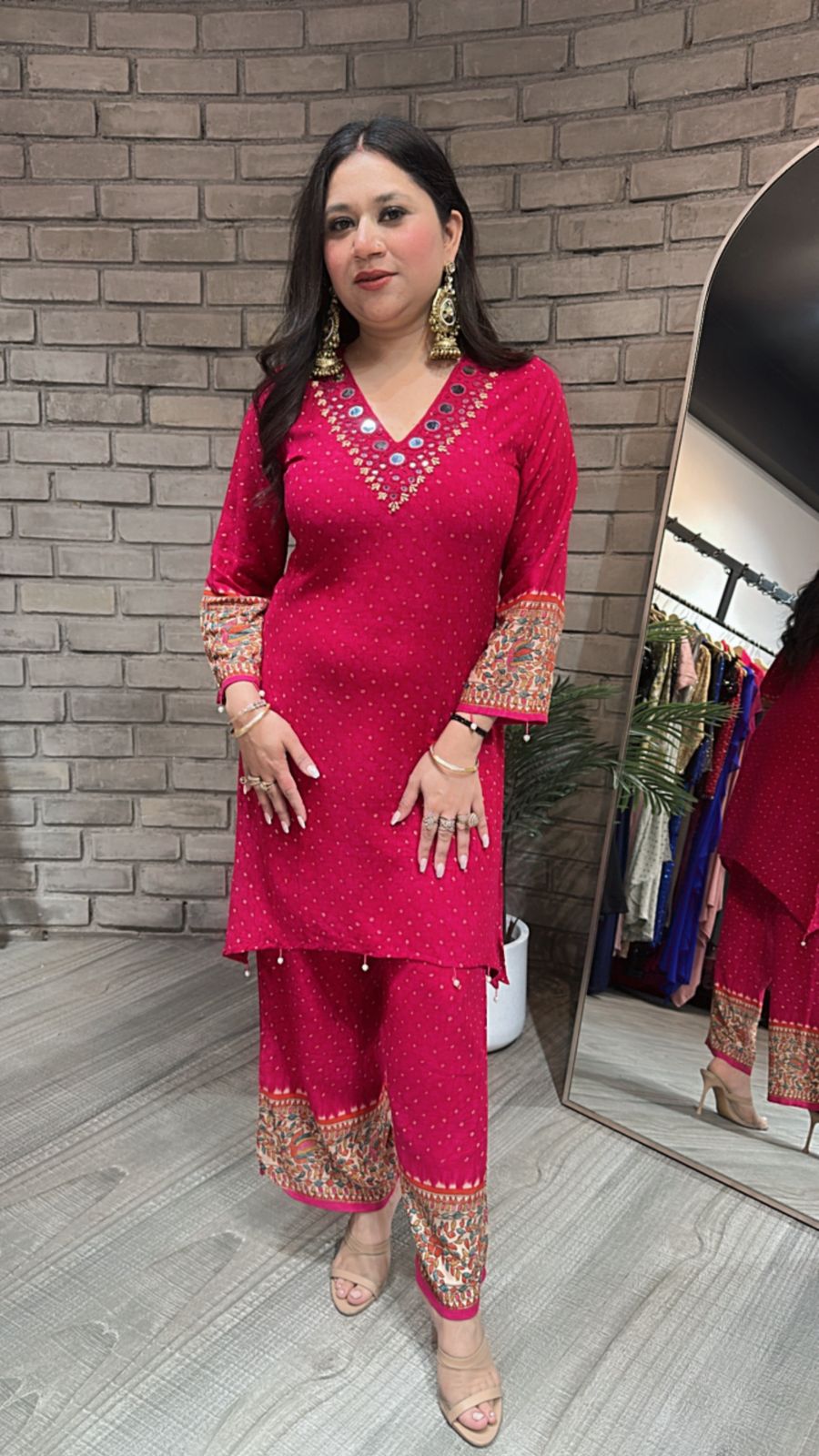 Bani Thani Magenta pink cordset