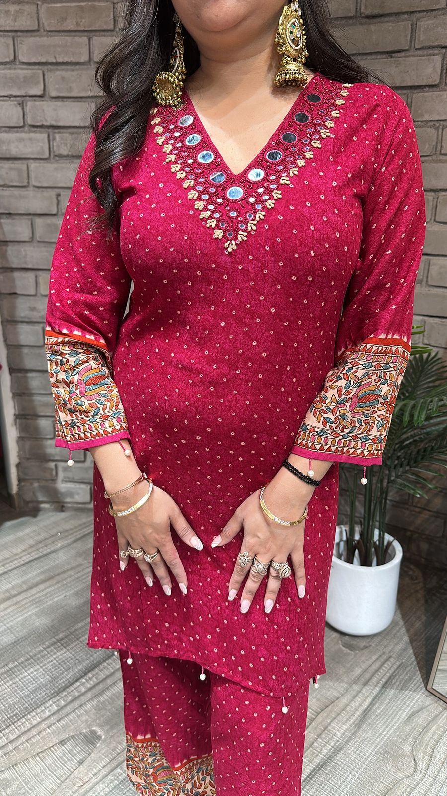 Bani Thani Magenta pink cordset