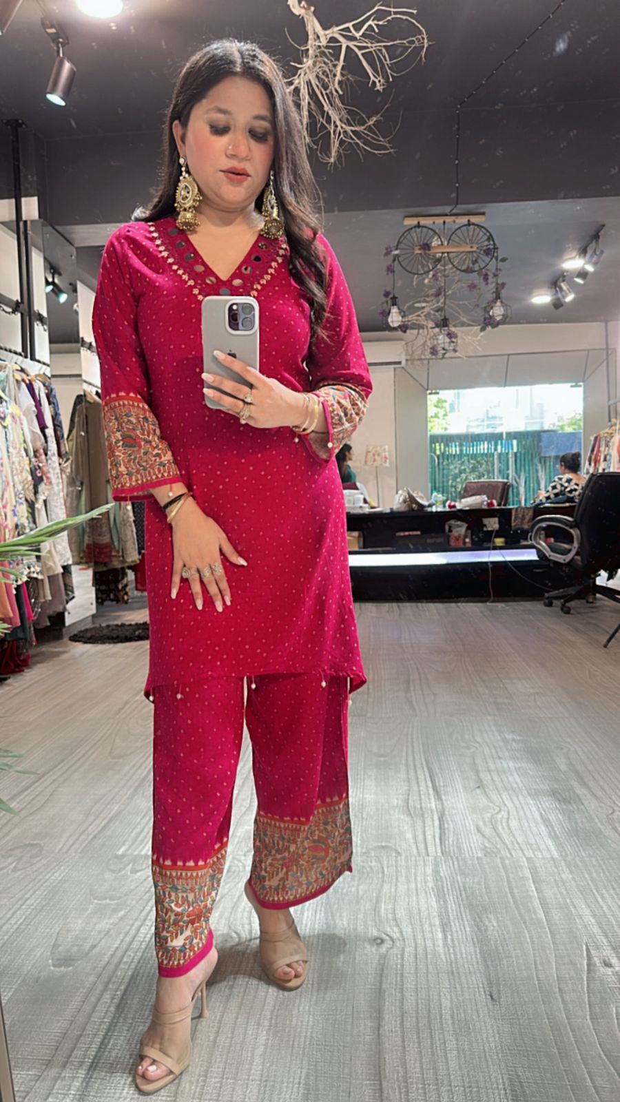 Bani Thani Magenta pink cordset