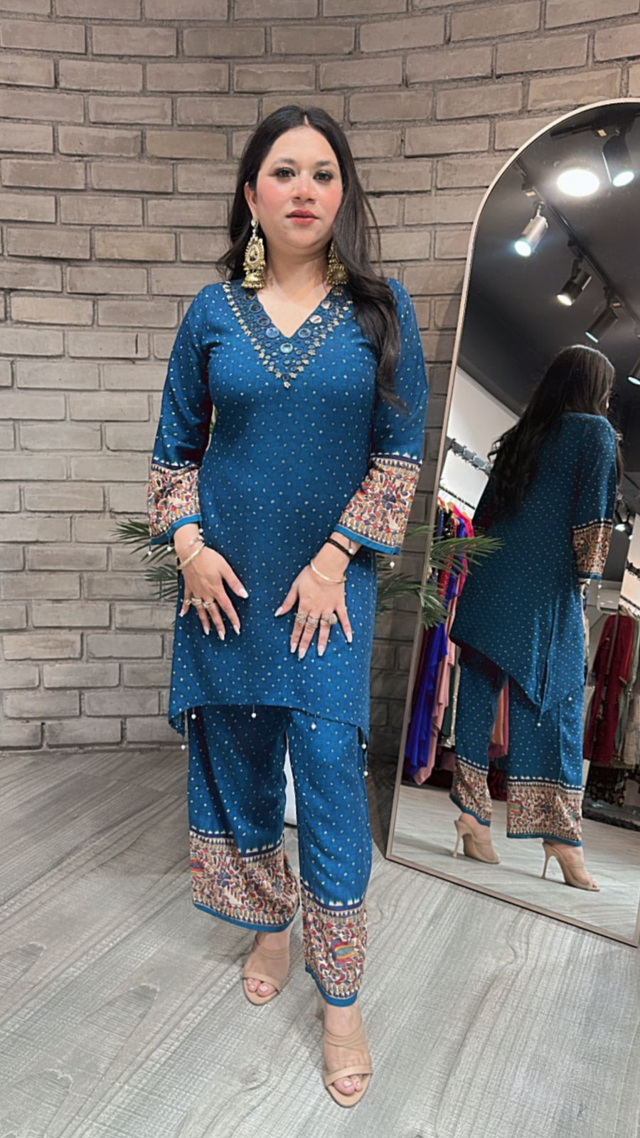 Bani Thani Teal Blue cordset