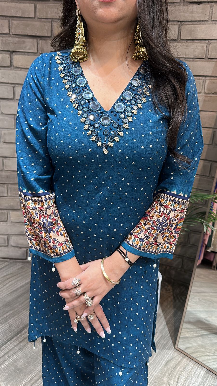 Bani Thani Teal Blue cordset