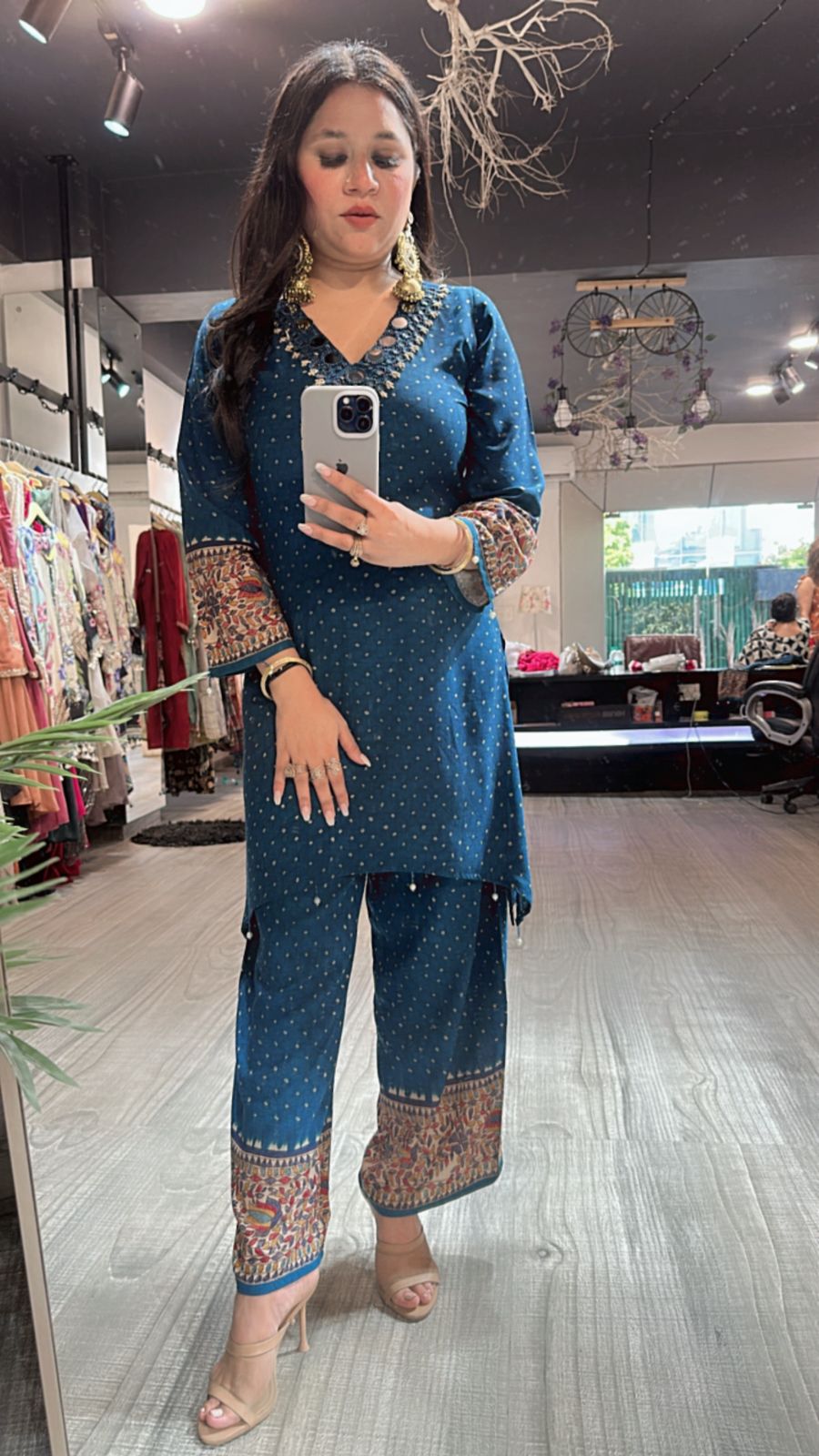 Bani Thani Teal Blue cordset