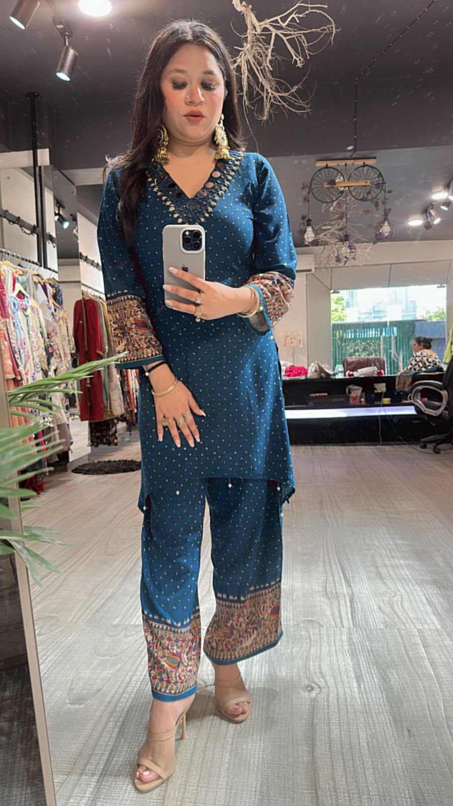 Bani Thani Teal Blue cordset