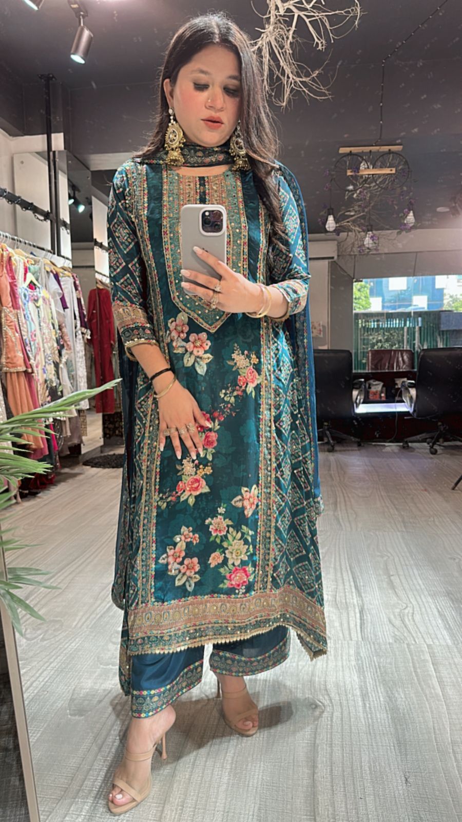 Nargis Aline Digital print suit