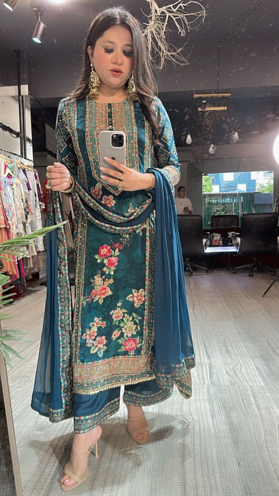 Nargis Aline Digital print suit