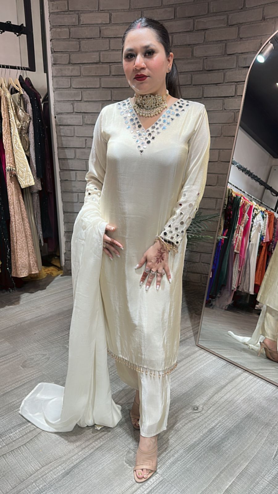 Guru ji Birthday Ivory Suit