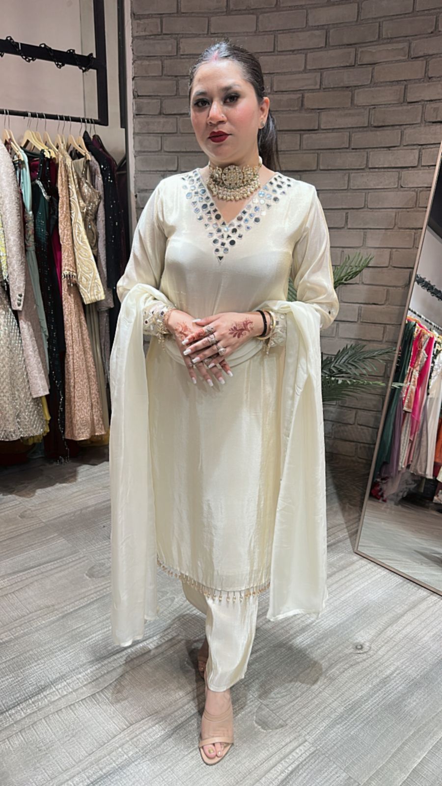 Guru ji Birthday Ivory Suit