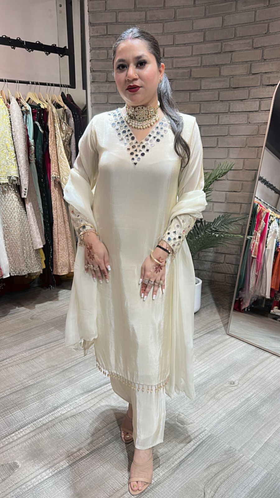 Guru ji Birthday Ivory Suit