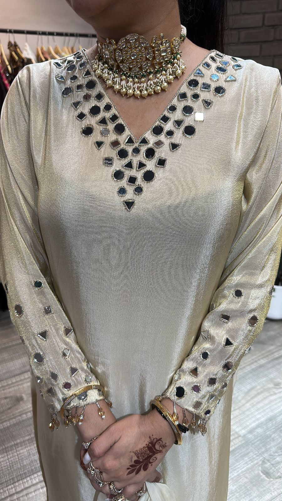 Guru ji Birthday Ivory Suit