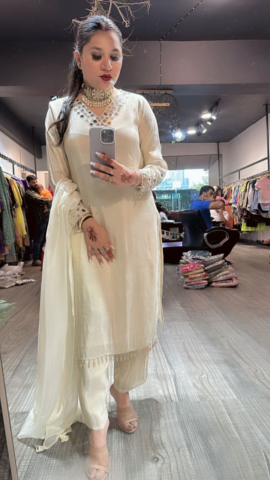 Guru ji Birthday Ivory Suit