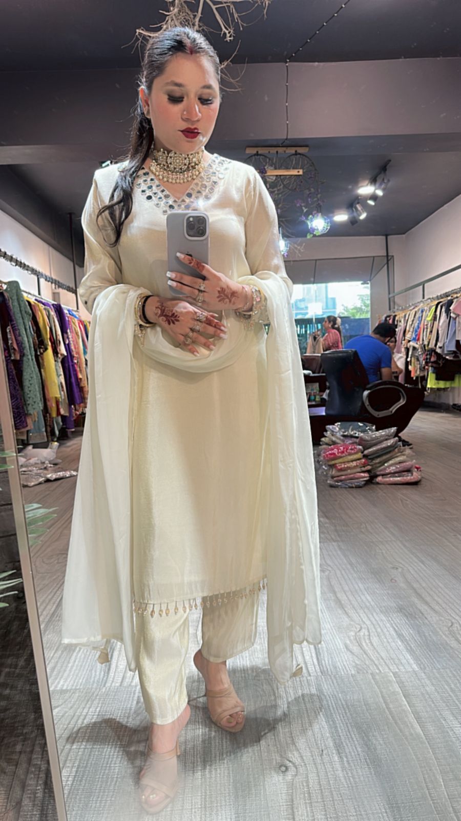 Guru ji Birthday Ivory Suit