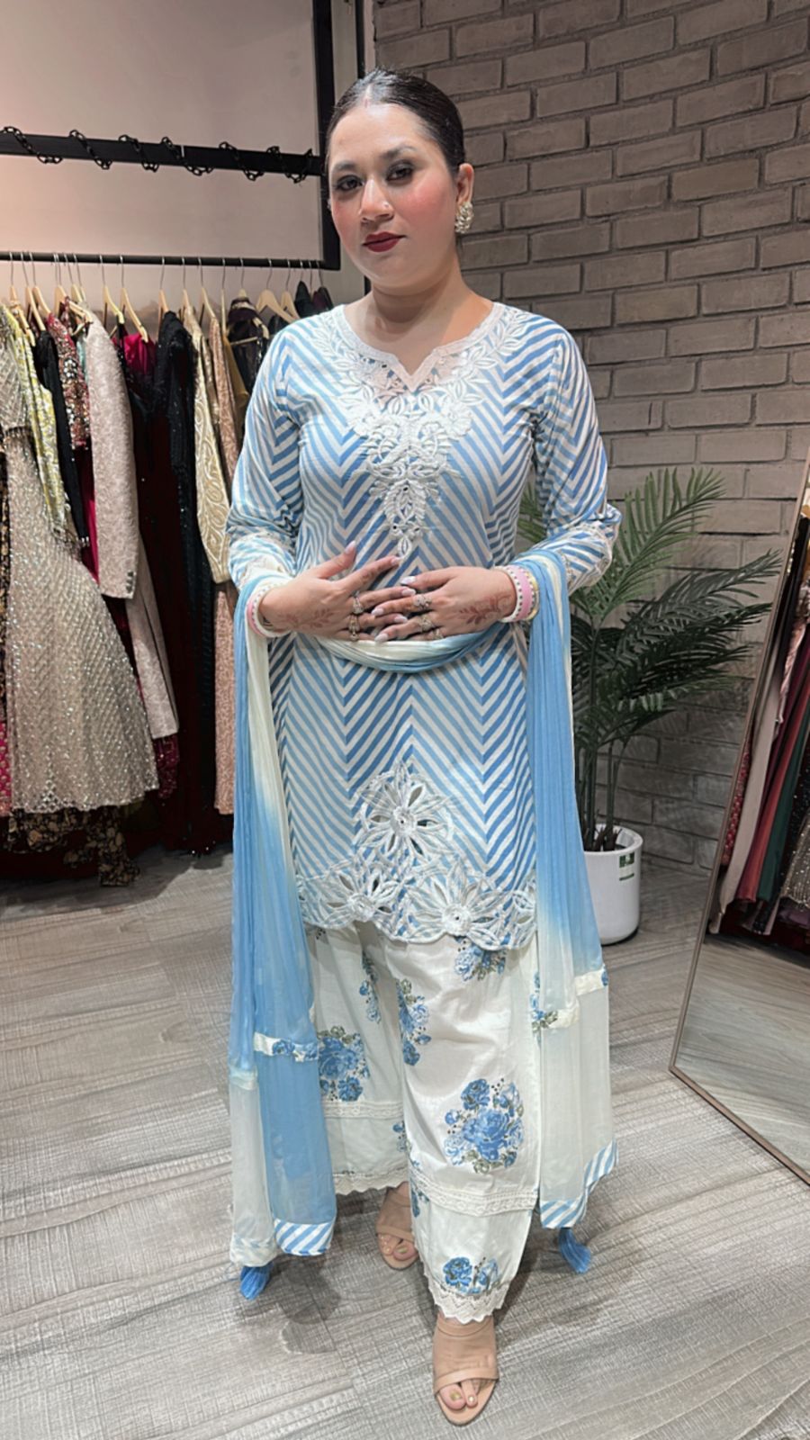 Masaba Blue Farshi Salwar Suit
