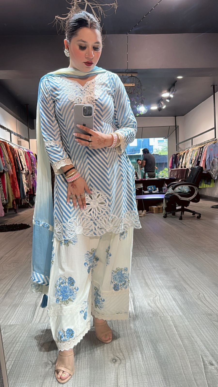 Masaba Blue Farshi Salwar Suit