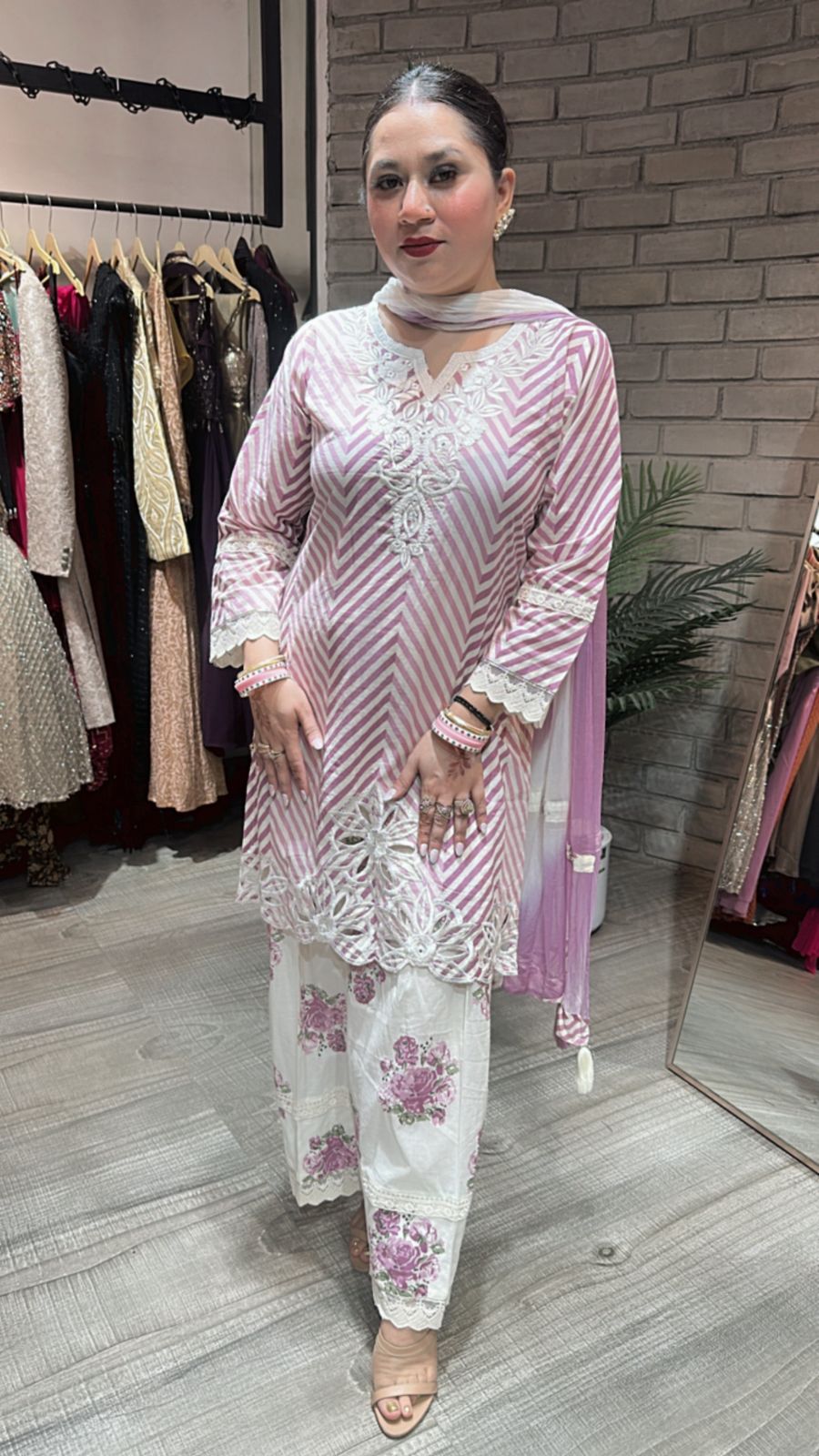 Masaba Lavander Farshi Salwar Suit