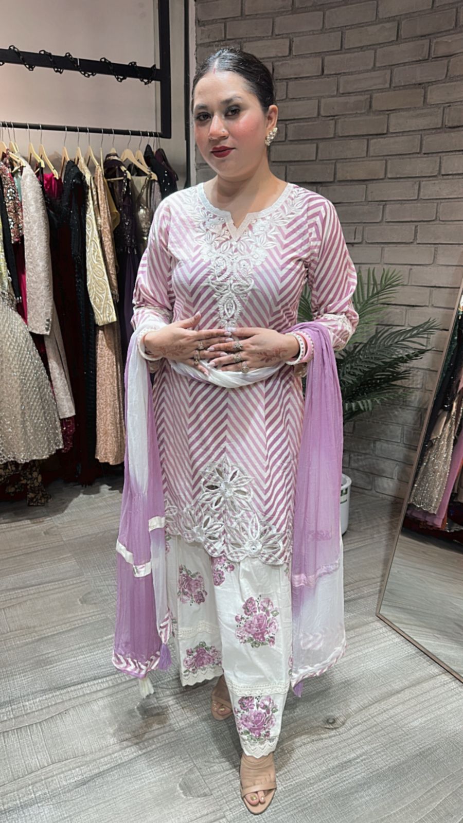 Masaba Lavander Farshi Salwar Suit