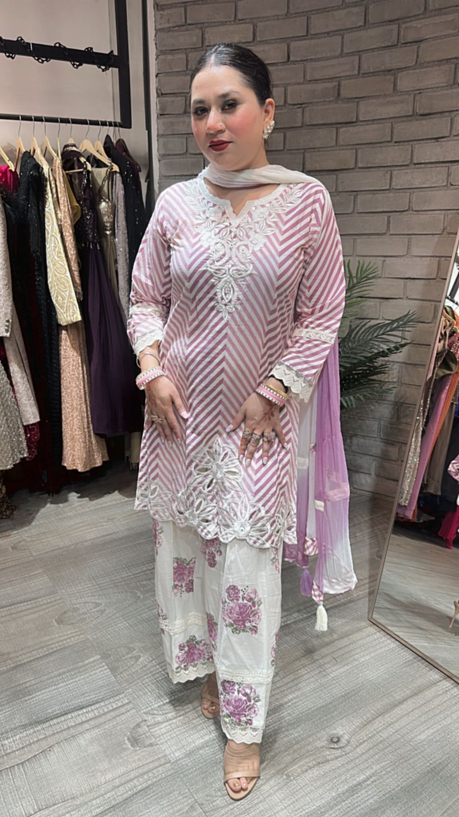 Masaba Lavander Farshi Salwar Suit