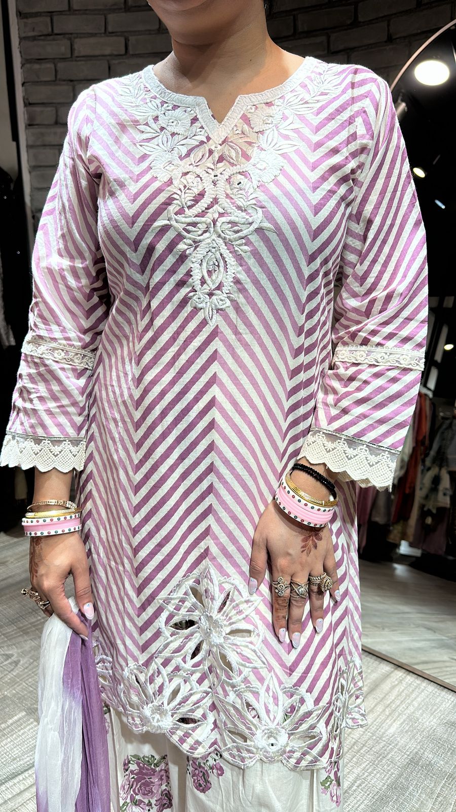 Masaba Lavander Farshi Salwar Suit