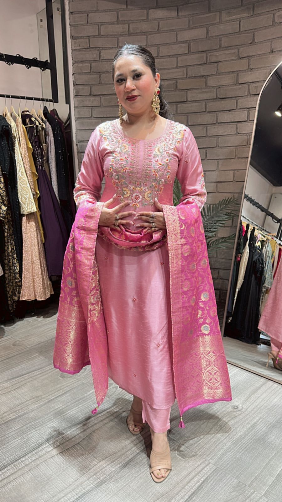 Marava Heavy Dupatta Suit