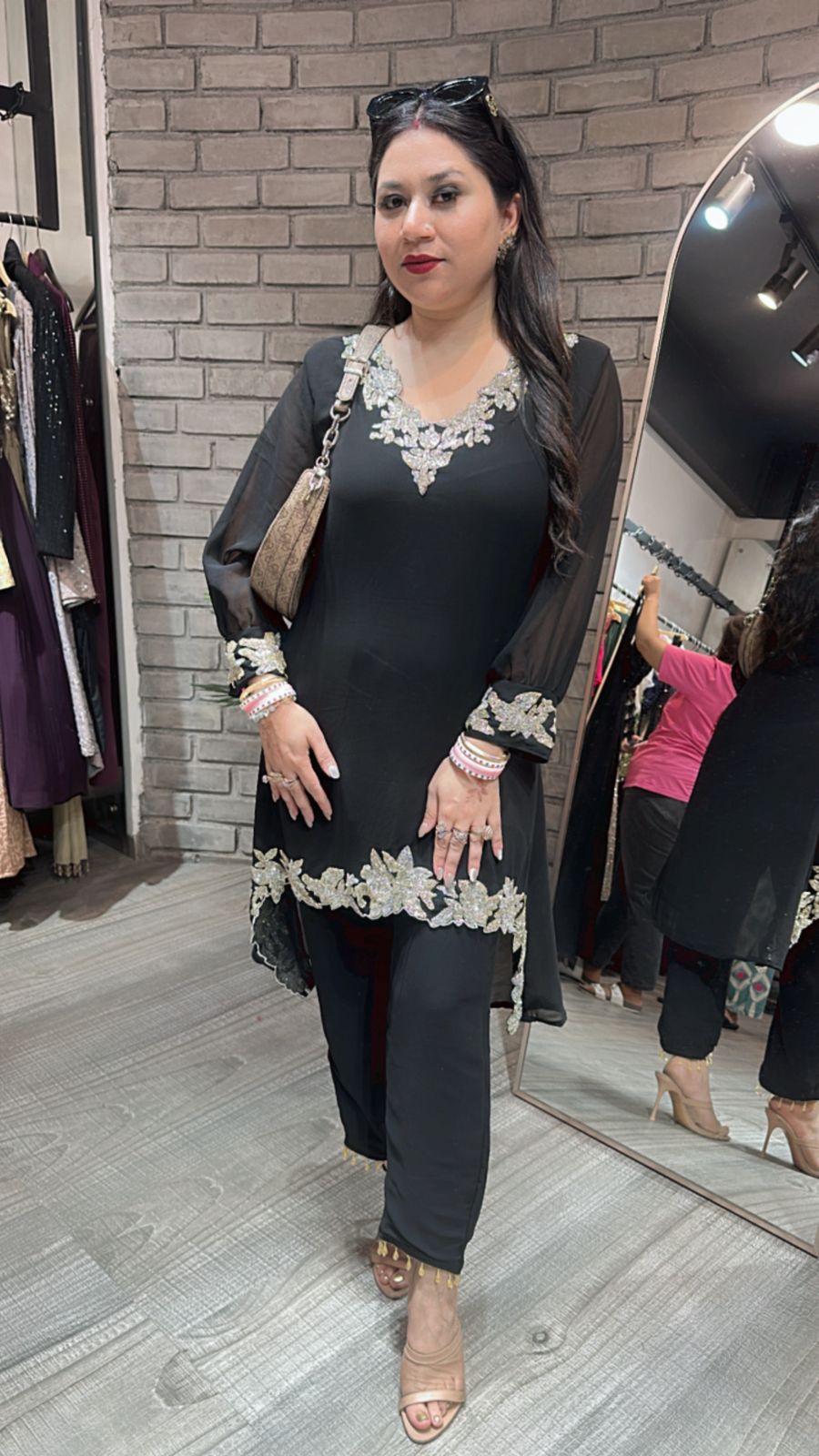 Smokey Black Katdana cordset