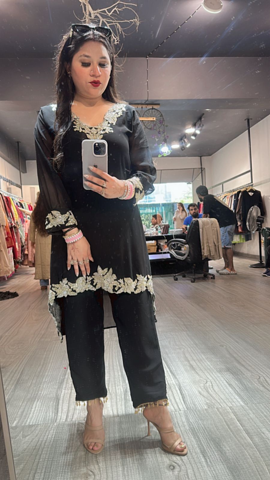 Smokey Black Katdana cordset