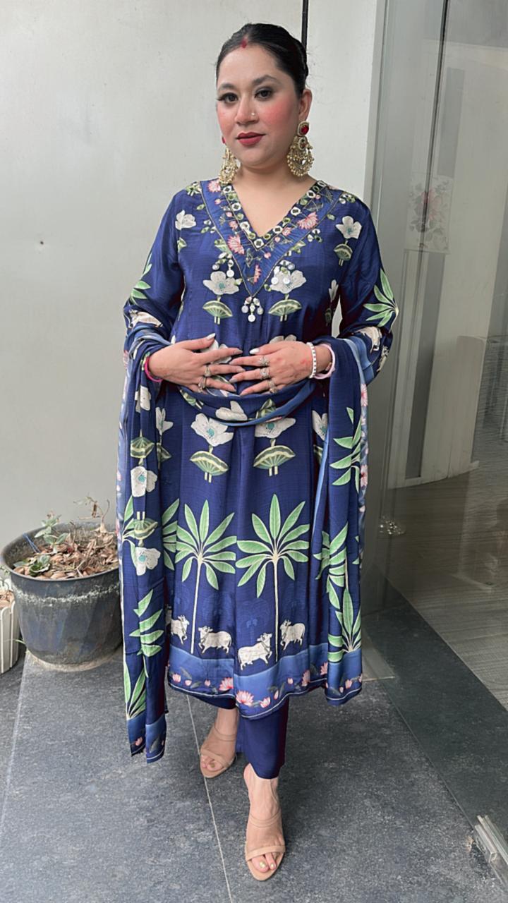 Moo Cow lotus Digital Aline suit