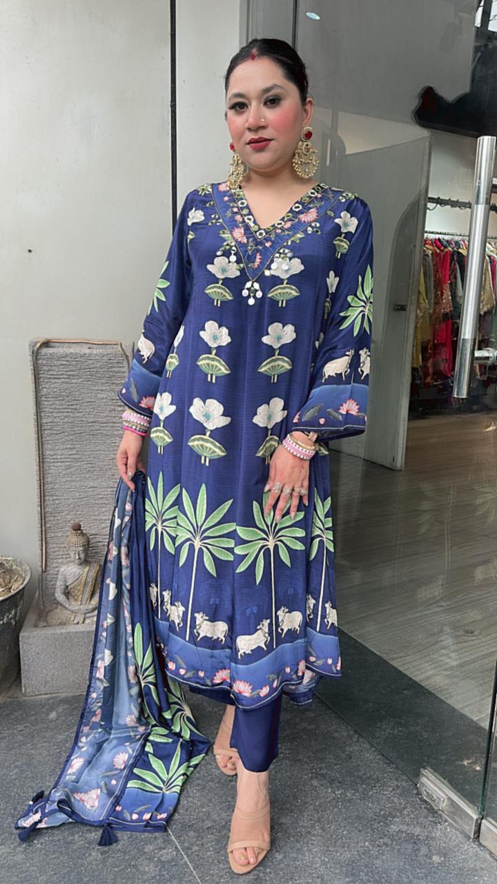 Moo Cow lotus Digital Aline suit