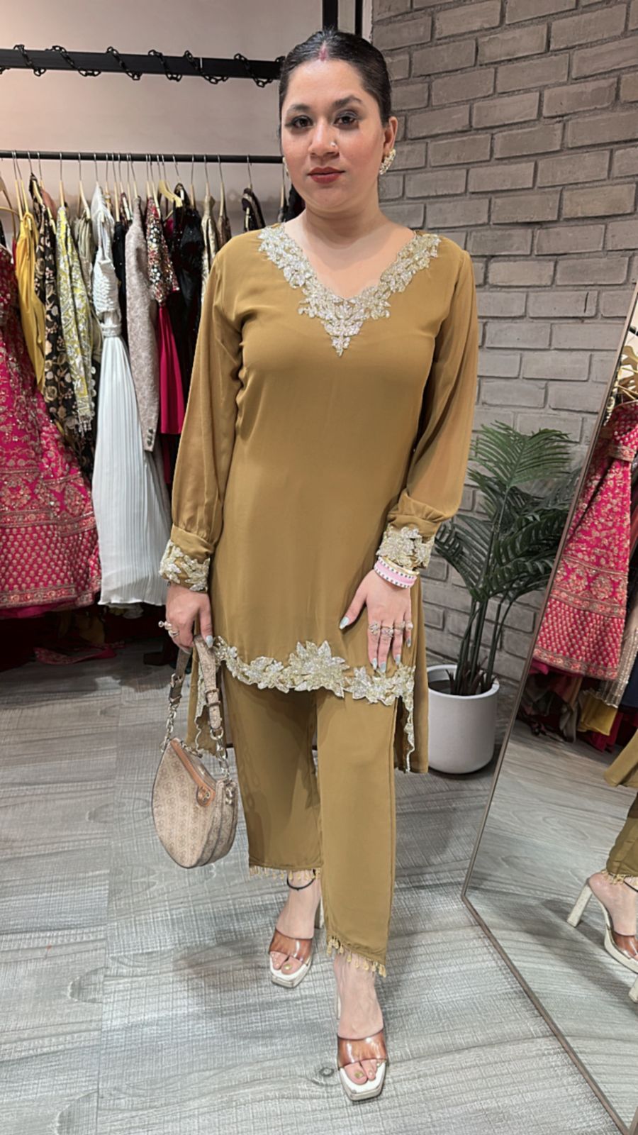 Smokey Beige Katdana cordset