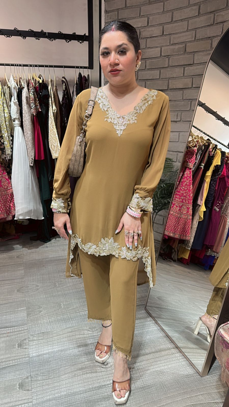 Smokey Beige Katdana cordset