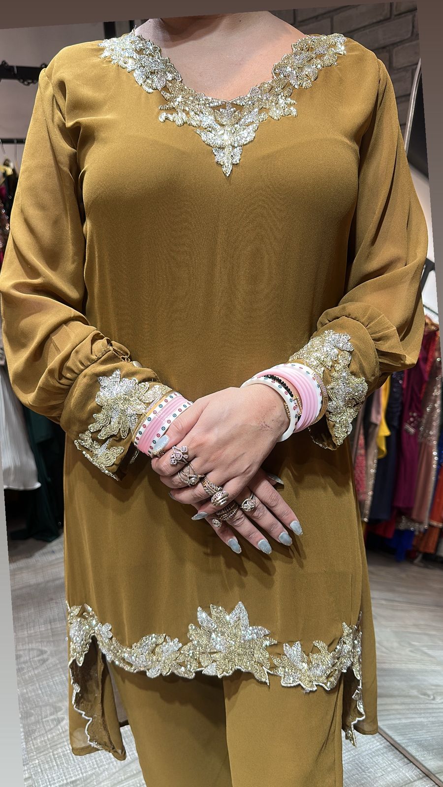 Smokey Beige Katdana cordset